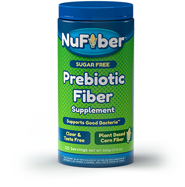 NuFiber Sugar Free Prebiotic Fiber 125 Doses