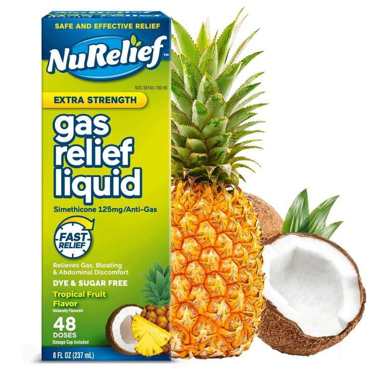 NuRelief™ Gas Relief Liquid (8 oz) - Lifelab Health LLC