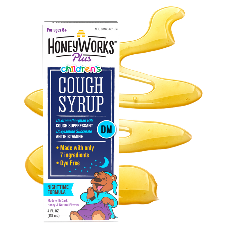 Children's HoneyWorks™ Plus Cough Syrup Night Time