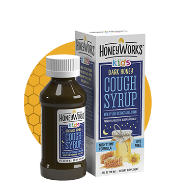 Kids Honeyworks™ Night Time Organic Honey Soothing Syrup