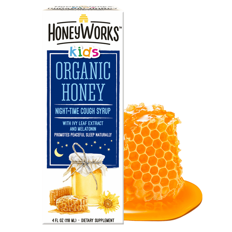 Kids Honeyworks™ Night Time Organic Honey Soothing Syrup - Lifelab Health LLC