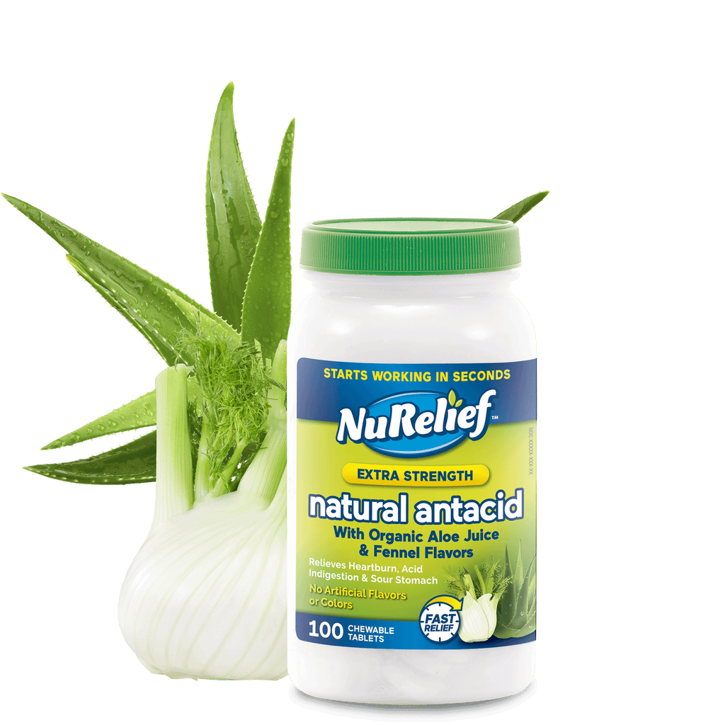 NuRelief™ Natural Antacid (100 ct) - Lifelab Health LLC
